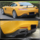 Mercedes AMG GT C190/R190 2014–2022 Takapuskurin diffuusori (2015-2017, hiilikuitu) kuva 3