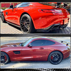Mercedes AMG GT C190/R190 2014–2022 Helmaspoilerit (2015-2017, hiilikuitu) kuva 4
