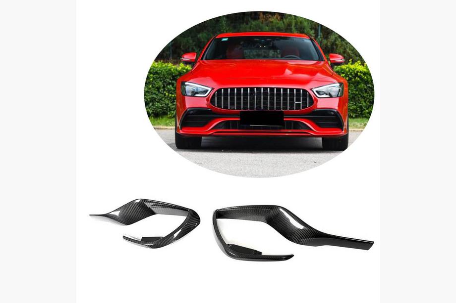 Mercedes AMG GT 4 X290 2018– Etupuskurin peitelistat (GT43/GT50/GT53 2018-2022, hiilikuitu) Image