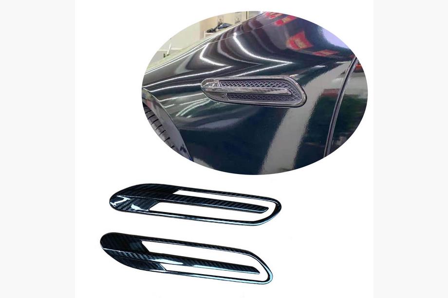 Mercedes AMG GT 4 X290 2018– Hiilikuituiset etulokasuojan suojalistat (2018-2022) Image