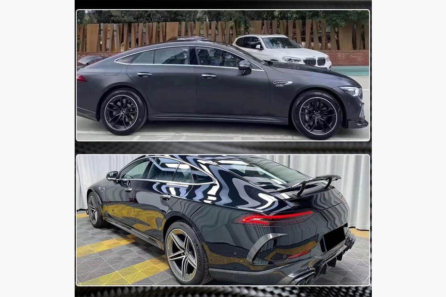Mercedes AMG GT 4 X290 2018– Sivukynnykset (GT53 2018-2022, dry carbon) Kuva 5