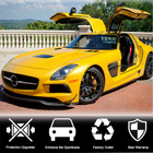 Mercedes SLS C197 2010–2014 Flap V2 etupuskurin flapsit (hiilikuitu) kuva 3