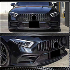 Mercedes CLS C257 2018– Etupuskurin lip-spoileri (AMG/AMG-Line 2018-2020, hiilikuitu) kuva 4