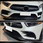 Mercedes CLS C257 2018– Etupuskurin lip-spoileri (AMG/AMG-Line 2018-2020, hiilikuitu) kuva 5