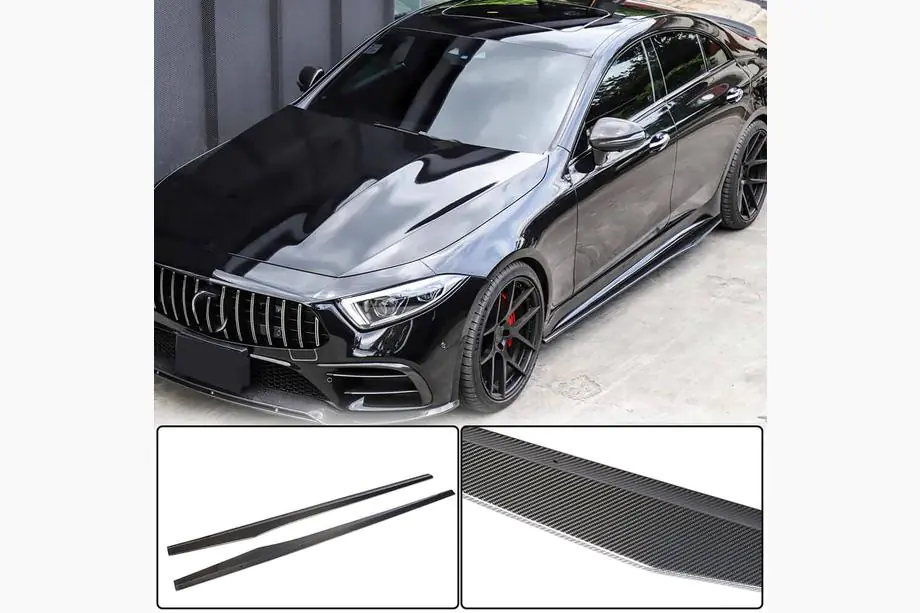 Mercedes CLS C257 2018– Helmalevikkeet V1 (AMG/AMG-Line 2018-2020, hiilikuitu) Kuva 1