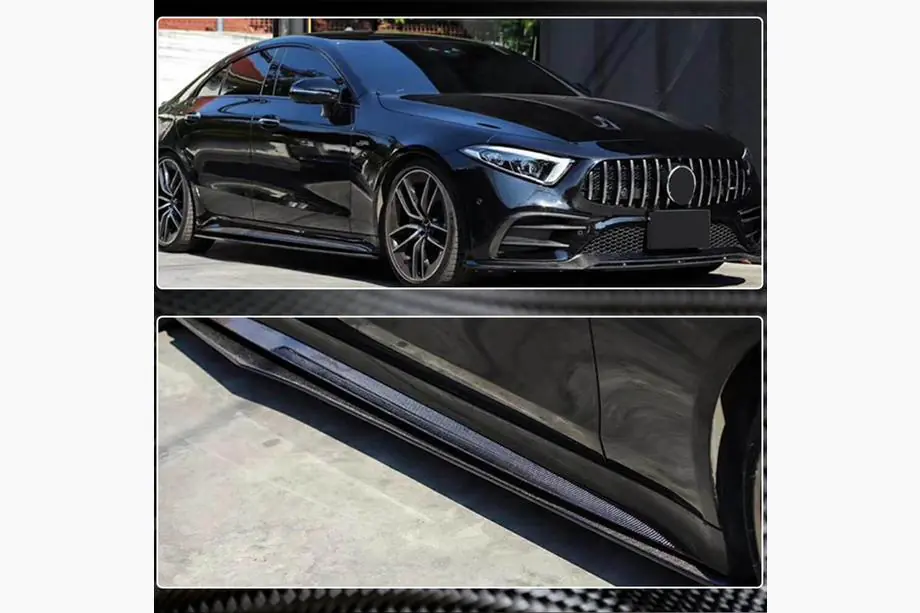 Mercedes CLS C257 2018– Helmalevikkeet V1 (AMG/AMG-Line 2018-2020, hiilikuitu) Kuva 4