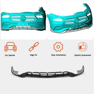 Etupuskurin lip spoileri (AMG/AMG-Line, hiilikuitu) kuva 2