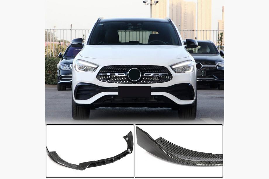 Mercedes GLA H247 2020– Etupuskurin lip spoileri (AMG/AMG-Line, hiilikuitu) Image