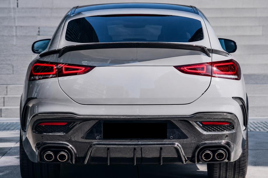Mercedes GLE Coupé C167 2019– Takapuskurin suojalistat (GLE 350/GLE450/GLE63 2019-2023, hiilikuitu) Kuva 3