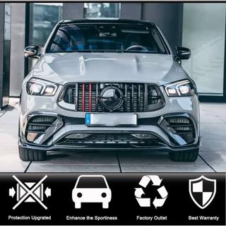 Etupuskurin lip-spoileri (GLE53/AMG-Line 2019-2023, hiilikuitu) kuva 2