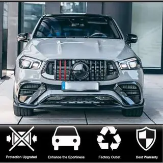 Etupuskurin lip-spoileri (GLE53/AMG-Line 2019-2023, hiilikuitu) kuva 2