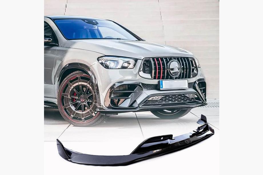 Mercedes GLE W167 2018– Etupuskurin lip-spoileri (GLE53/AMG-Line 2019-2023, hiilikuitu) Kuva 1