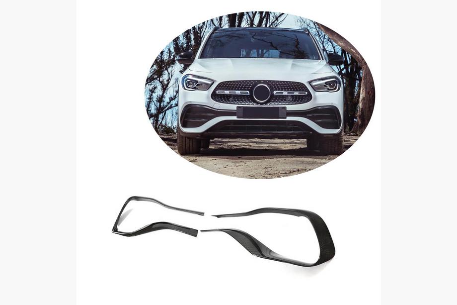Mercedes GLA H247 2020– Etupuskurin lipat V2 (AMG/AMG-Line, hiilikuitu) Kuva 1