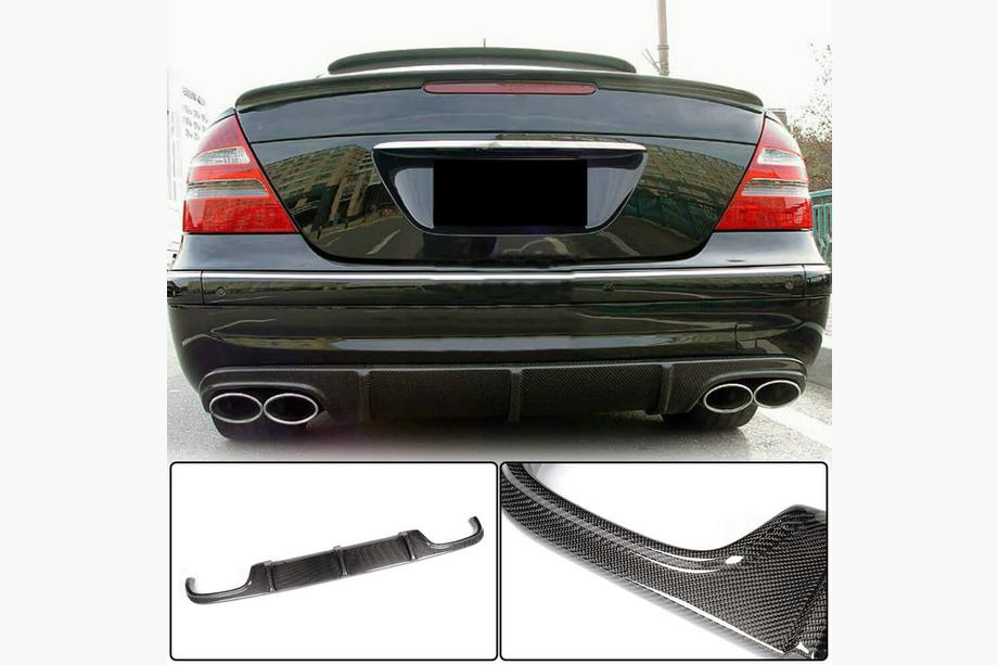 Mercedes E-class W211 2002–2009 Takapuskurin diffuusori (E55 AMG 2003-2006, hiilikuitu) Image