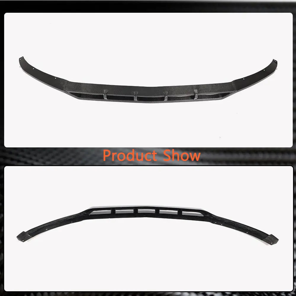 Mercedes GLC X253 2015–2022 Etupuskurin lip-spoileri Lip (AMG-Line 2020+, hiilikuitu) kuva 6