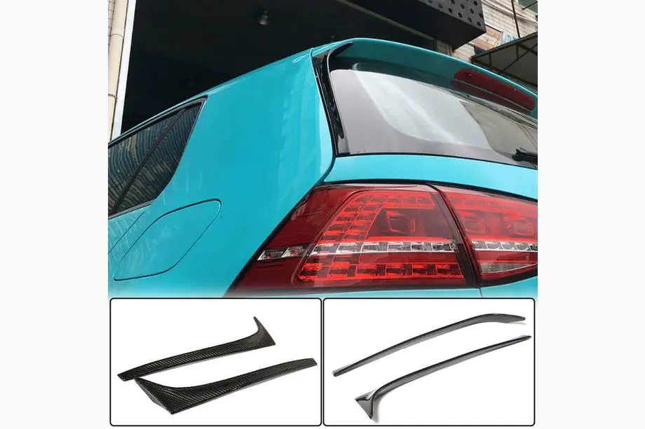 Volkswagen Golf 7/E-Golf 2012–2020 Takapilarin C-pilarisuojat (Base, hiilikuitu) Image