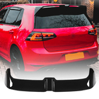 Volkswagen Golf 7/E-Golf 2012–2020 V6-spoileri (GTI/R HB, muovi) kuva 1