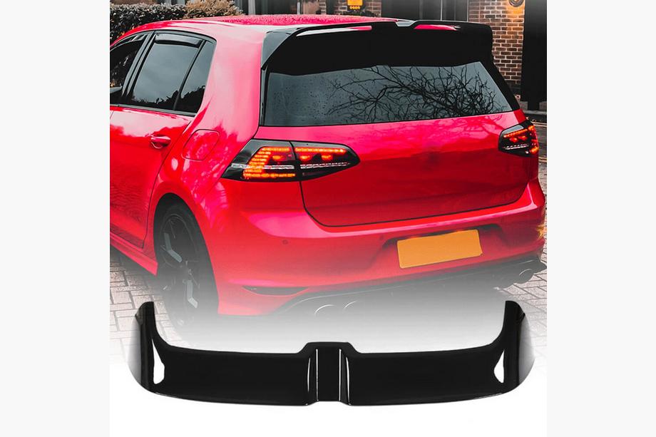 Volkswagen Golf 7/E-Golf 2012–2020 V6-spoileri (GTI/R HB, muovi) Image