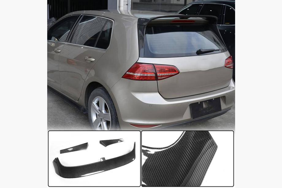 Volkswagen Golf 7/E-Golf 2012–2020 Spoileri V2 (Base/R-Line HB, hiilikuitu) Image