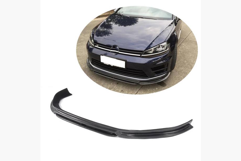Volkswagen Golf 7/E-Golf 2012–2020 Etupuskurin lipa Lip (R/R-Line 2012-2017, hiilikuitu) Kuva 1
