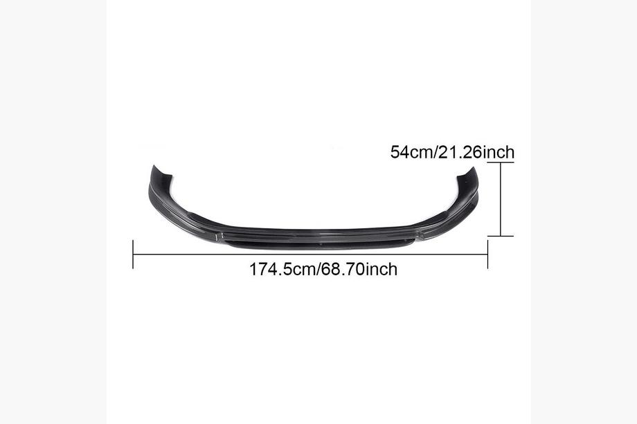 Volkswagen Golf 7/E-Golf 2012–2020 Etupuskurin lipa Lip (R/R-Line 2012-2017, hiilikuitu) Kuva 6