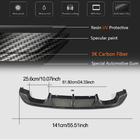 Volkswagen Golf 7/E-Golf 2012–2020 Takapuskurin diffuusori (R/R-Line HB 2012-2017, hiilikuitu) kuva 5