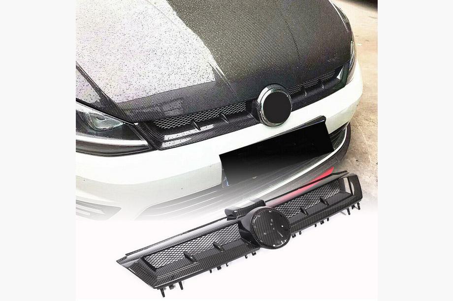 Volkswagen Golf 7/E-Golf 2012–2020 Jäähdyttäjän säleikkö (HB 2012-2017, Dry Carbon) Image