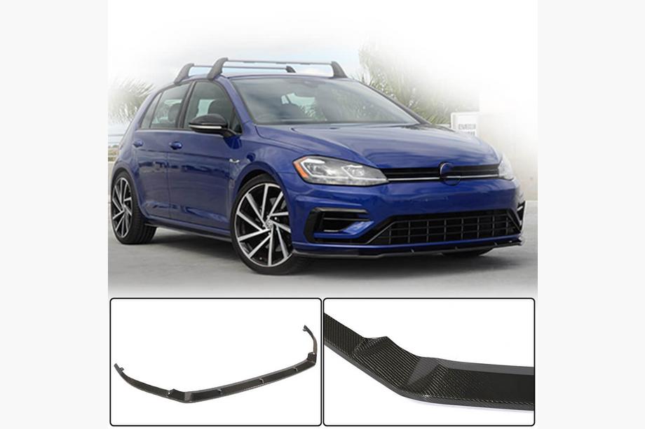 Volkswagen Golf 7/E-Golf 2012–2020 Etupuskurin lipa Lip V1 (R/R-Line 2017-2020, hiilikuitu) Kuva 1