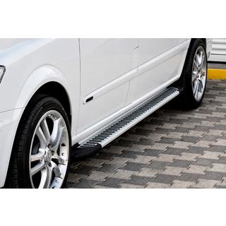 Sivuastinlaudat Line (2 kpl, alumiini) Mercedes Vito W639 2004–2014 kuva 1