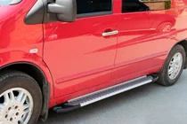 Mercedes Vito W638 1996–2003 Line-sivuporrassarja (2 kpl, alumiini) kuva 1