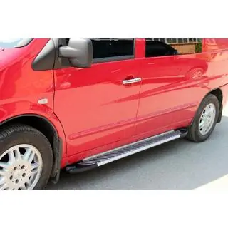 Line-sivuporrassarja (2 kpl, alumiini) Mercedes Vito W638 1996–2003 kuva 3