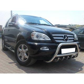 Puskurirauta (ruostumaton teräs) Mercedes ML W163 1997–2005 kuva 2