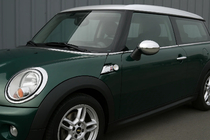 Mini Clubman R55/R56 2007–2014 Kromiset peilinkuoret 2007-2014 (2 kpl, ruostumaton teräs) kuva 3