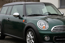 Mini Clubman R55/R56 2007–2014 Kromiset peilinkuoret 2007-2014 (2 kpl, ruostumaton teräs) kuva 1