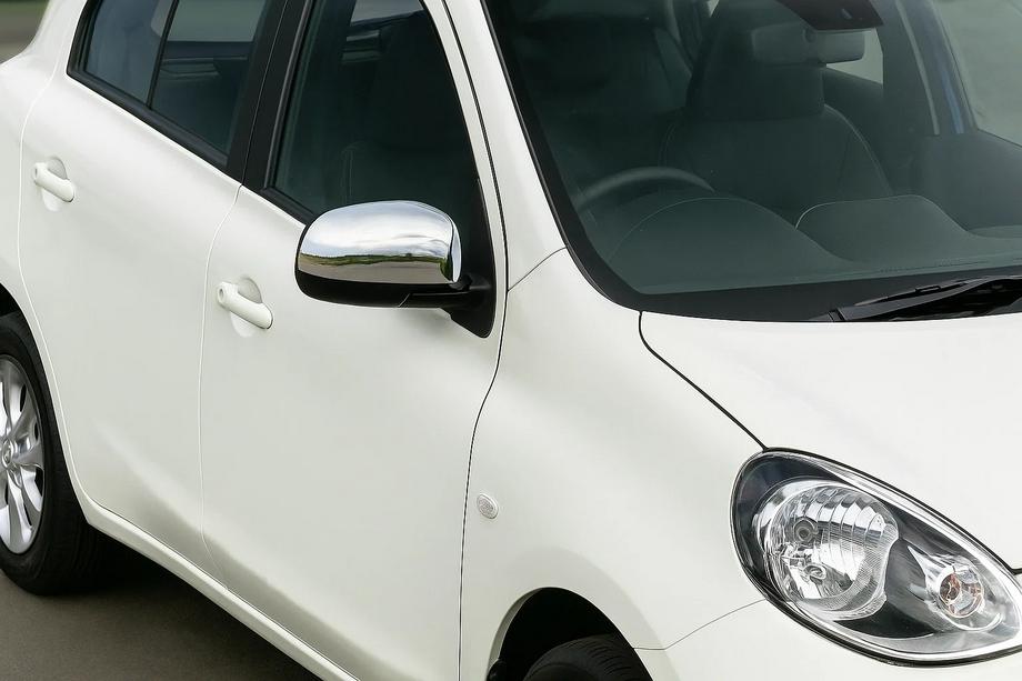 Nissan Micra K13 2011–2016 Peilinkuoret (2 kpl, ruostumaton teräs) Image