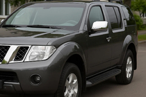 Nissan Pathfinder R51 2005–2014 Sivupeilien kuoret (2 kpl, ruostumaton teräs) kuva 1