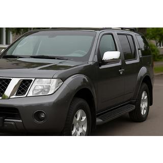 Sivupeilien kuoret (2 kpl, ruostumaton teräs) Nissan Pathfinder R51 2005–2014 kuva 1