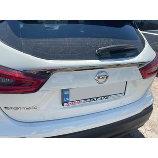 Rekisterikilven ylälista (ruostumaton teräs) Nissan Qashqai 2014–2021 kuva 2
