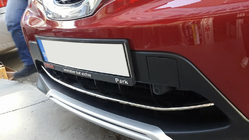 Nissan Qashqai 2014–2021 Etupuskurin suojalista (2014-2017, ruostumaton teräs) OmsaLine – italialainen ruostumaton teräs kuva 3