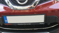 Nissan Qashqai 2014–2021 Etupuskurin suojalista (2014-2017, ruostumaton teräs) kuva 5