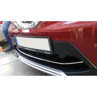 Etupuskurin suojalista (2014-2017, ruostumaton teräs) Nissan Qashqai 2014–2021 kuva 3