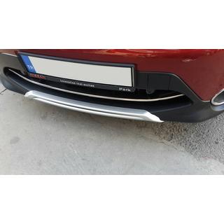 Etupuskurin suojalista (2014-2017, ruostumaton teräs) Nissan Qashqai 2014–2021 kuva 4