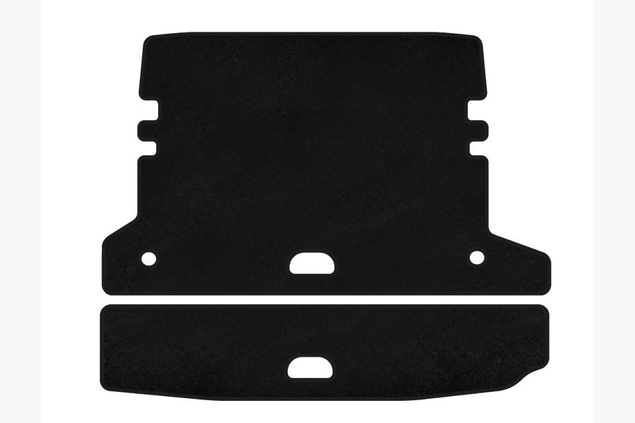 BMW 3-sarja F30/F31 2012–2019 Tavaratilan tekstiilimatto Premium V-2 (F-31, Musta) Image