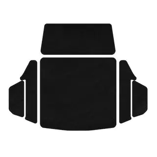 Premium-tekstiilinen tavaratilan matto (SD, Musta)