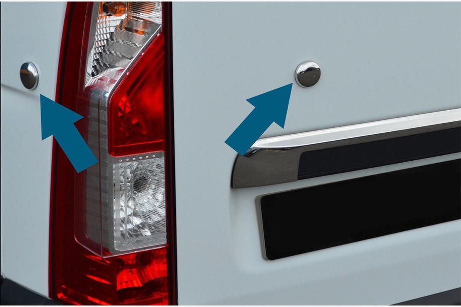 Renault Master 2011–2023 Peitetulpat (4 kpl, ruostumaton teräs) Image