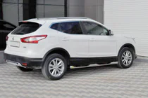 Nissan Qashqai 2014–2021 Sivusuojaputket (2014-2017, 2 kpl, ruostumaton teräs) kuva 1