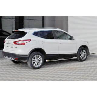 Sivusuojaputket (2014-2017, 2 kpl, ruostumaton teräs) Nissan Qashqai 2014–2021 kuva 1