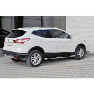 Sivusuojaputket (2014-2017, 2 kpl, ruostumaton teräs) Nissan Qashqai 2014–2021 kuva 1