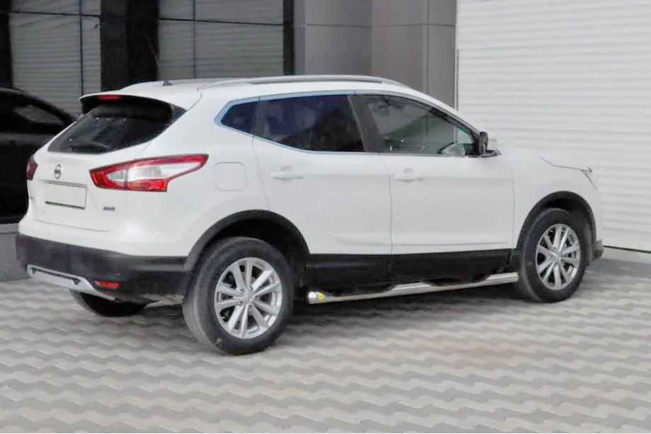 Nissan Qashqai 2014–2021 Sivusuojaputket (2014-2017, 2 kpl, ruostumaton teräs) Image