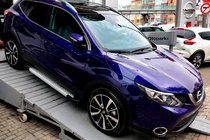 Nissan Qashqai 2014–2021 X5-tyyppiset sivuportaat (2 kpl, alumiini) kuva 2